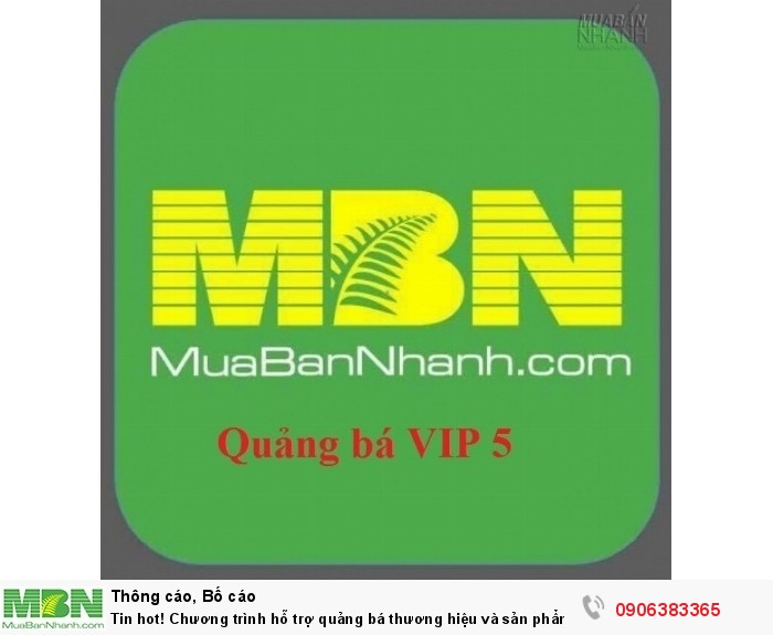 Chương trình hỗ trợ quảng bá thương hiệu và sản phẩm cuối năm cực hấp dẫn...