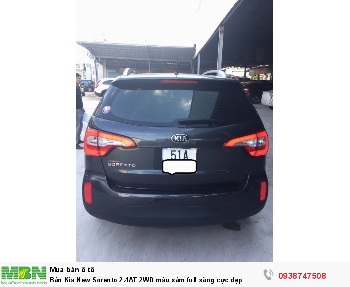 Bán Kia New Sorento 2.4AT 2WD màu xám full xăng cực đẹp