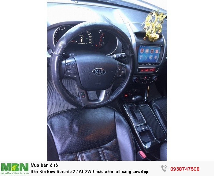 Bán Kia New Sorento 2.4AT 2WD màu xám full xăng cực đẹp