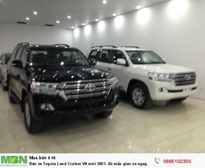 Bán xe Toyota Land Cruiser V8 mới 100% đủ mầu giao xe ngay.