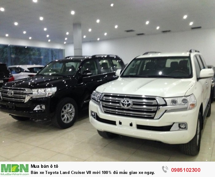 Bán xe Toyota Land Cruiser V8 mới 100% đủ mầu giao xe ngay.