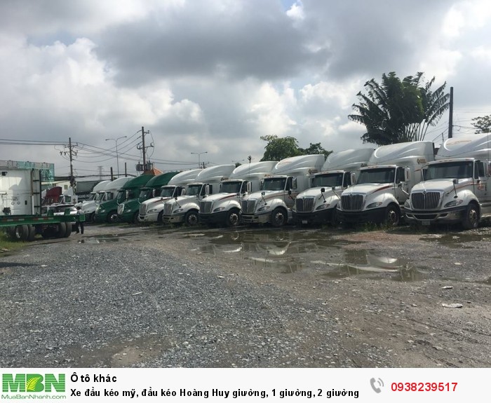 Xe đầu kéo mỹ, đầu kéo Hoàng Huy 0 giường, 1 giường, 2 giường