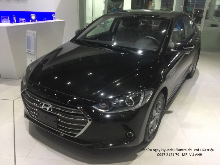 Xe Hyundai Elantra 2017 màu đen Đà Nẵng giá sốc tháng 11 rẻ nhất thị trường chỉ với 160 triệu.