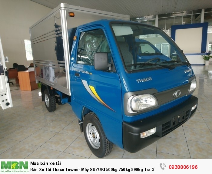 Bán Xe Tải Thaco Towner Máy SUZUKI 500kg 750kg 990kg Trả Góp Vũng Tàu