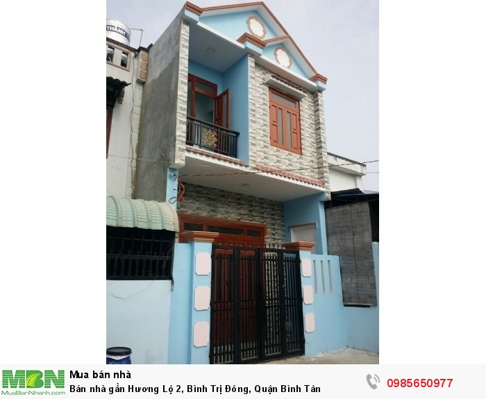Bán nhà gần Hương Lộ 2, Bình Trị Đông, Quận Bình Tân