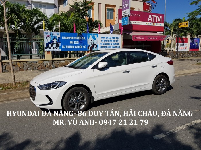 Xe Hyundai Elantra 2017 màu trắng- Đà Nẵng giá sốc, rẻ nhất thị trường chỉ với 160 triệu