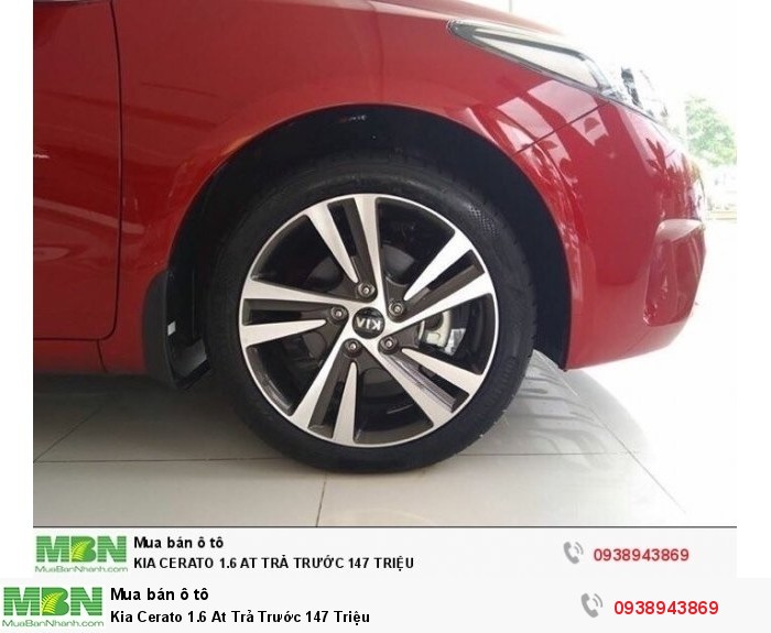 Kia Cerato 1.6 At Trả Trước 147 Triệu