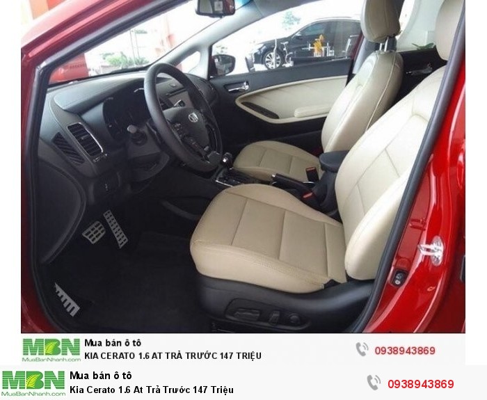 Kia Cerato 1.6 At Trả Trước 147 Triệu