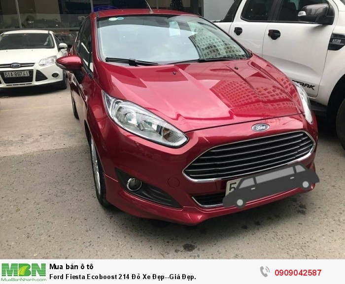Ford Fiesta Ecoboost 214 Đỏ Xe Đẹp--Giá Đẹp.