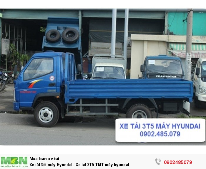 Xe tải 3t5 máy Hyundai | Xe tải 3T5 TMT máy hyundai