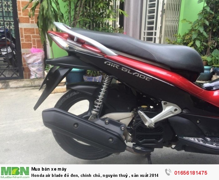 Honda air blade đỏ đen, chính chủ, nguyên thuỷ , sản xuất 2014