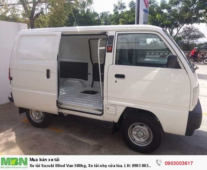 Xe tải Suzuki Blind Van 580kg, Xe tải nhẹ cửa lùa. LH: 0903 003 617