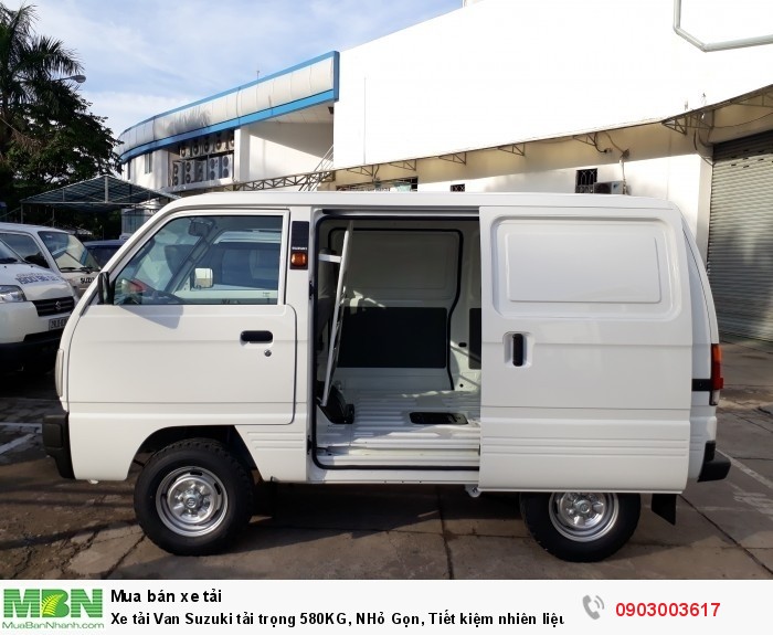 Xe tải Van Suzuki tải trọng 580KG, NHỏ Gọn, Tiết kiệm nhiên liệu.