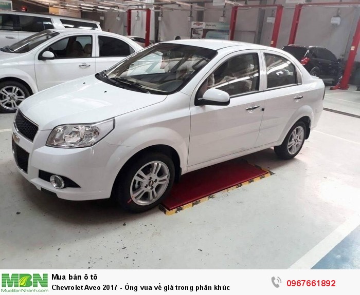 Chevrolet Aveo 2017 - Ông vua về giá trong phân khúc sedan phân khúc B