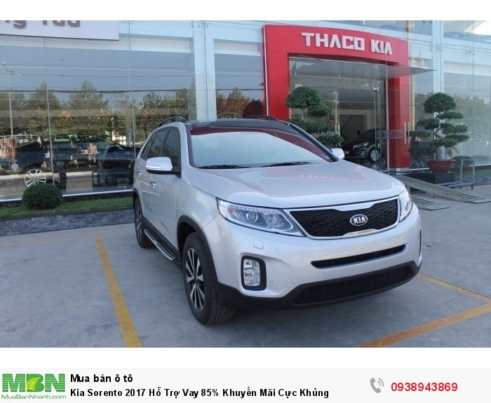 Kia Sorento 2017 Hỗ Trợ Vay 85% Khuyến Mãi Cực Khủng