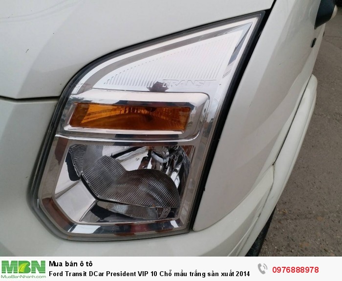 Ford Transit DCar President VIP 10 Chỗ mầu trắng sản xuất 2014, đăng ký 2015