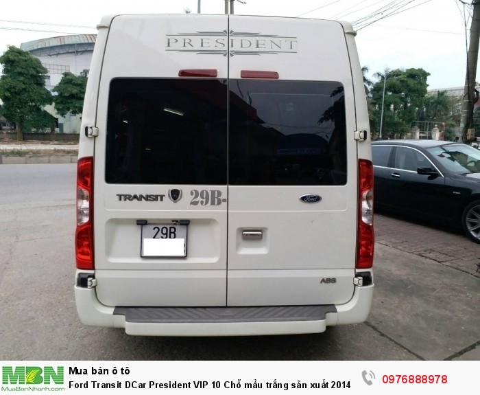 Ford Transit DCar President VIP 10 Chỗ mầu trắng sản xuất 2014, đăng ký 2015