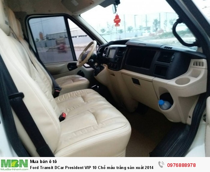 Ford Transit DCar President VIP 10 Chỗ mầu trắng sản xuất 2014, đăng ký 2015