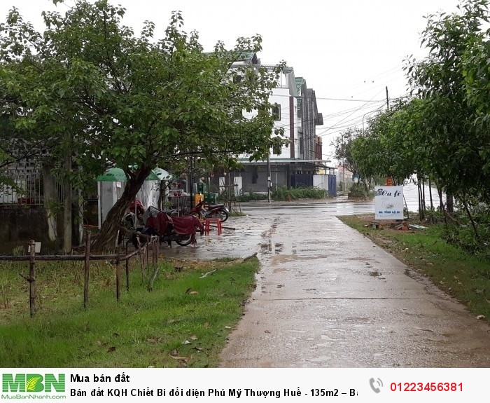 Bán đất KQH Chiết Bi đối diện Phú Mỹ Thượng Huế - 135m2 – Bao sổ
