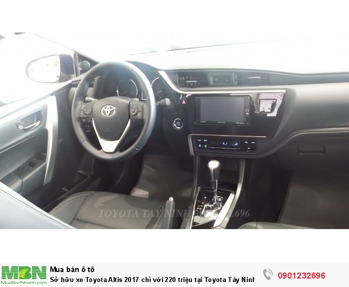 Sở hữu xe Toyota Altis 2017 chỉ với 220 triệu tại Toyota Tây Ninh