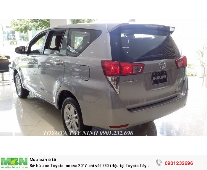 Sở hữu xe Toyota Innova 2017 chỉ với 230 triệu tại Toyota Tây Ninh