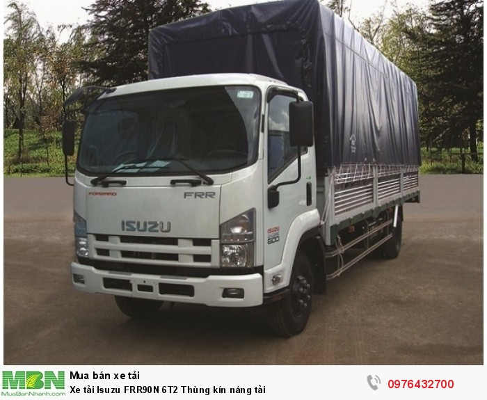 Xe tải Isuzu FRR90N 6T2 Thùng kín nâng tải