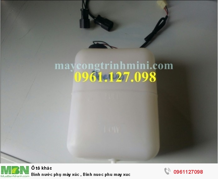 Bình nước phụ máy xúc , Binh nuoc phu may xuc