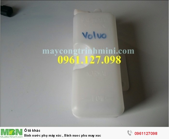 Bình nước phụ máy xúc , Binh nuoc phu may xuc