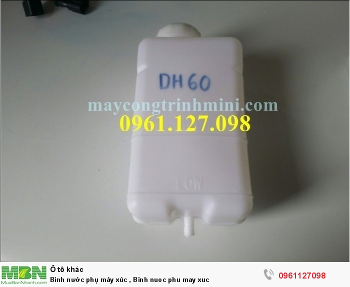 Bình nước phụ máy xúc , Binh nuoc phu may xuc