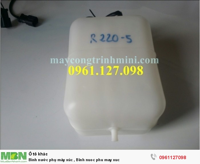 Bình nước phụ máy xúc , Binh nuoc phu may xuc