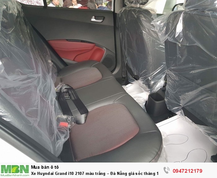 Xe Huyndai Grand i10 2107 màu trắng – Đà Nẵng giá sốc tháng 11, giảm giá đến 40 triệu, rẻ nhất