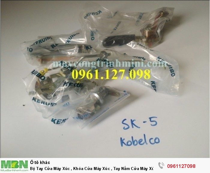 Bộ Tay Cửa Máy Xúc , Khóa Cửa Máy Xúc , Tay Nắm Cửa Máy Xúc