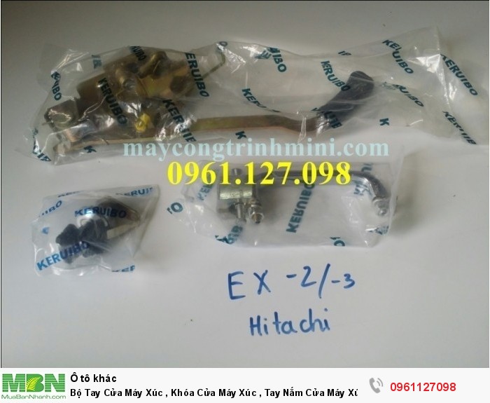 Bộ Tay Cửa Máy Xúc , Khóa Cửa Máy Xúc , Tay Nắm Cửa Máy Xúc