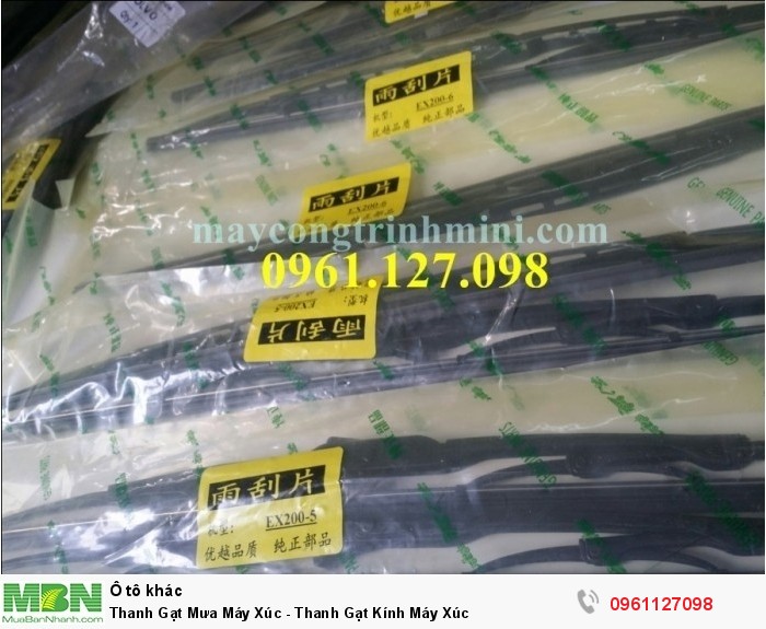Thanh Gạt Mưa Máy Xúc - Thanh Gạt Kính Máy Xúc