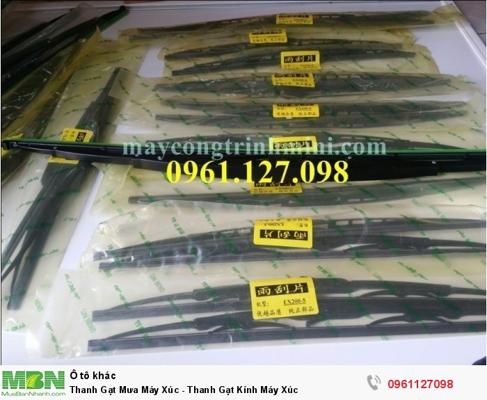 Thanh Gạt Mưa Máy Xúc - Thanh Gạt Kính Máy Xúc