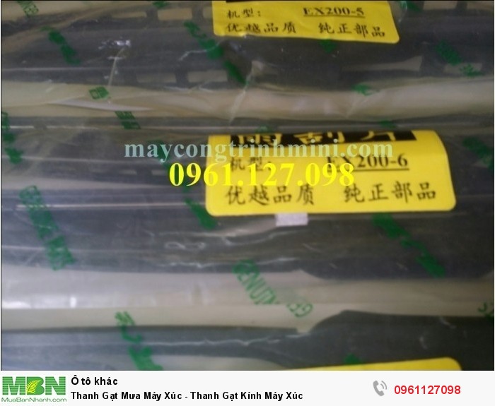 Thanh Gạt Mưa Máy Xúc - Thanh Gạt Kính Máy Xúc