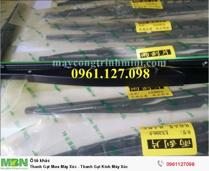 Thanh Gạt Mưa Máy Xúc - Thanh Gạt Kính Máy Xúc