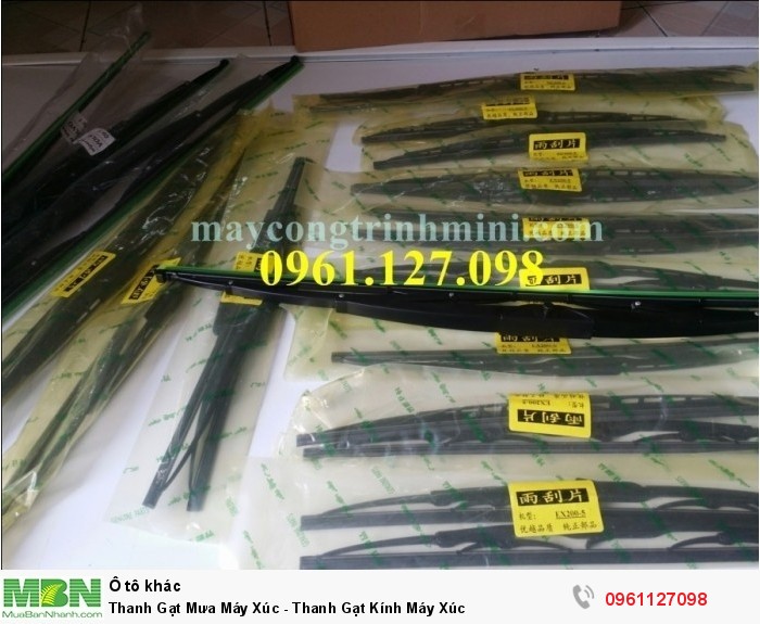 Thanh Gạt Mưa Máy Xúc - Thanh Gạt Kính Máy Xúc