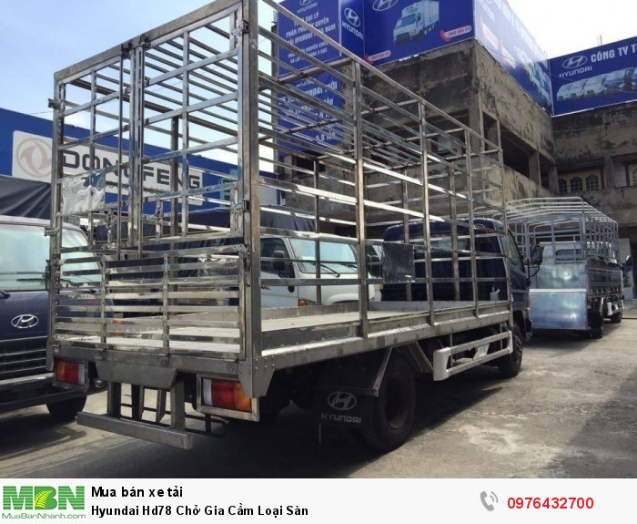 Hyundai Hd78 Chở Gia Cầm Loại Sàn