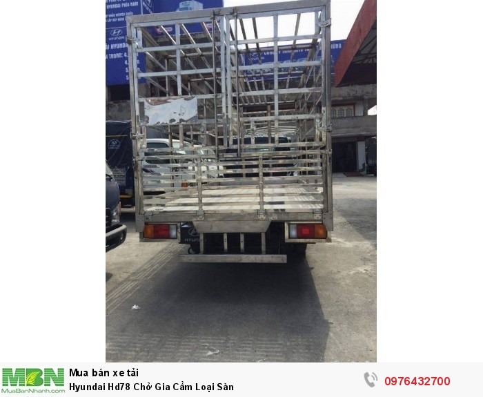Hyundai Hd78 Chở Gia Cầm Loại Sàn