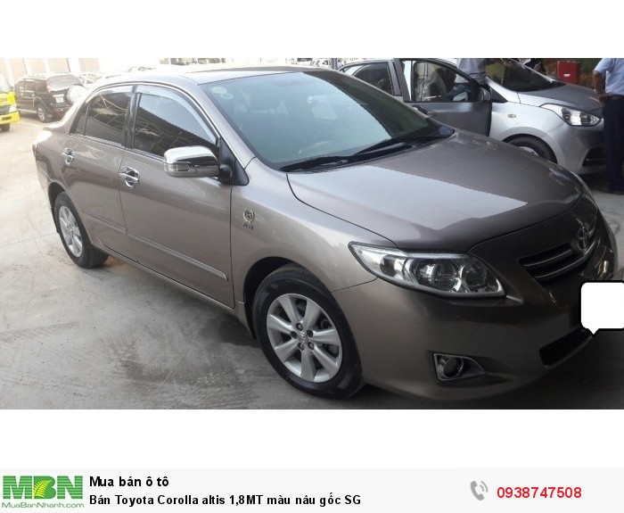 Bán Toyota  Corolla altis 1,8MT màu nâu gốc SG