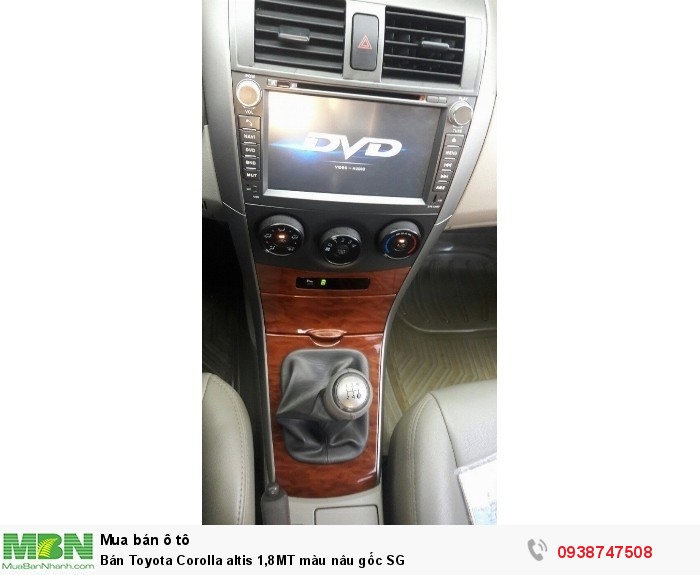 Bán Toyota  Corolla altis 1,8MT màu nâu gốc SG