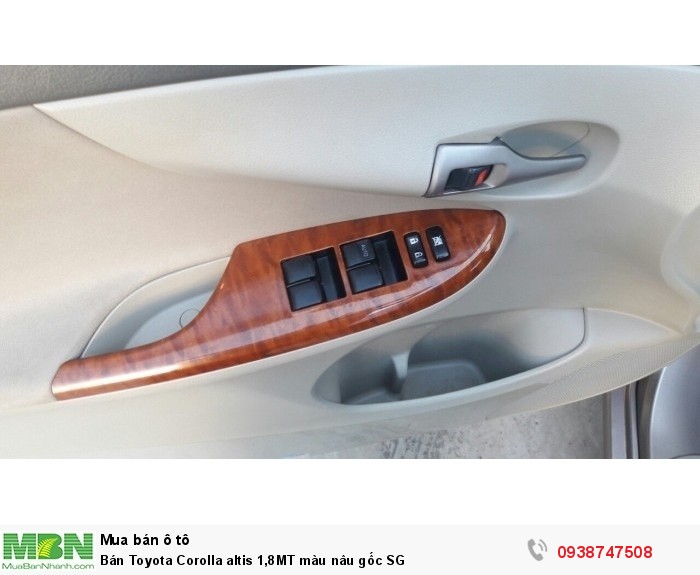 Bán Toyota  Corolla altis 1,8MT màu nâu gốc SG
