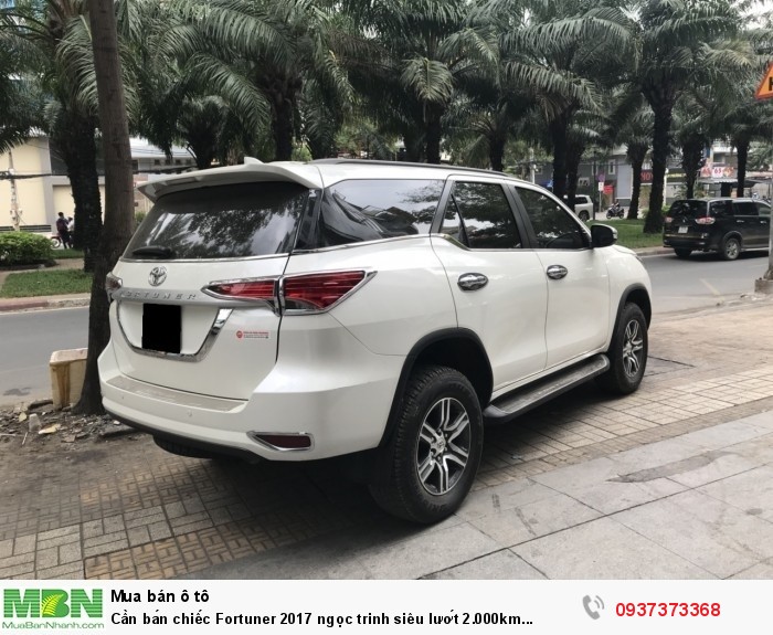 Cần bán chiếc Fortuner 2017 ngọc trinh siêu lướt 2.000km mới tinh