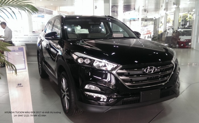 Xe HYUNDAI TUCSON Đà Nẵng 2017 màu đen giá sốc, rẻ nhất thị trường