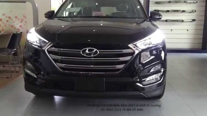 Xe HYUNDAI TUCSON Đà Nẵng 2017 màu đen giá sốc, rẻ nhất thị trường