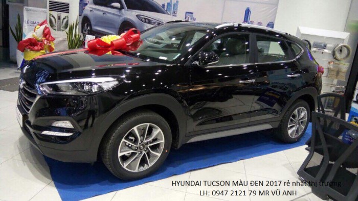 Xe HYUNDAI TUCSON Đà Nẵng 2017 màu đen giá sốc, rẻ nhất thị trường