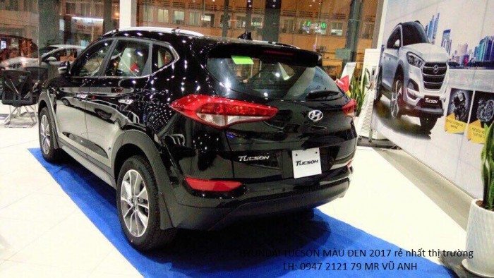 Xe HYUNDAI TUCSON Đà Nẵng 2017 màu đen giá sốc, rẻ nhất thị trường