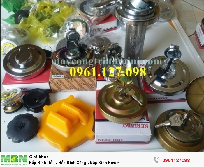 Nắp Bình Dầu - Nắp Bình Xăng - Nắp Bình Nước