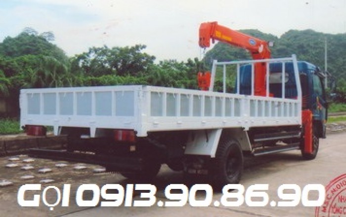 Xe tải Veam VT751 máy Hyundai Gắn Cẩu UNIC